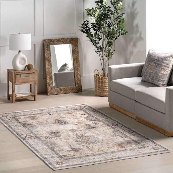 Nuloom Yanet Floral Traditional Area Rug 5ft x 8ft MLGS02A-508 - main